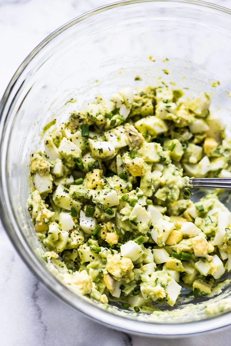 Avocado egg salad