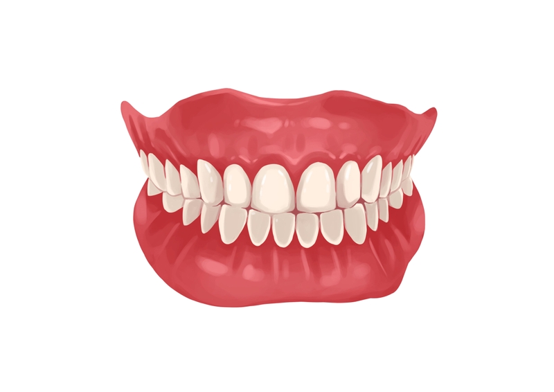 Full upper and lower dentures