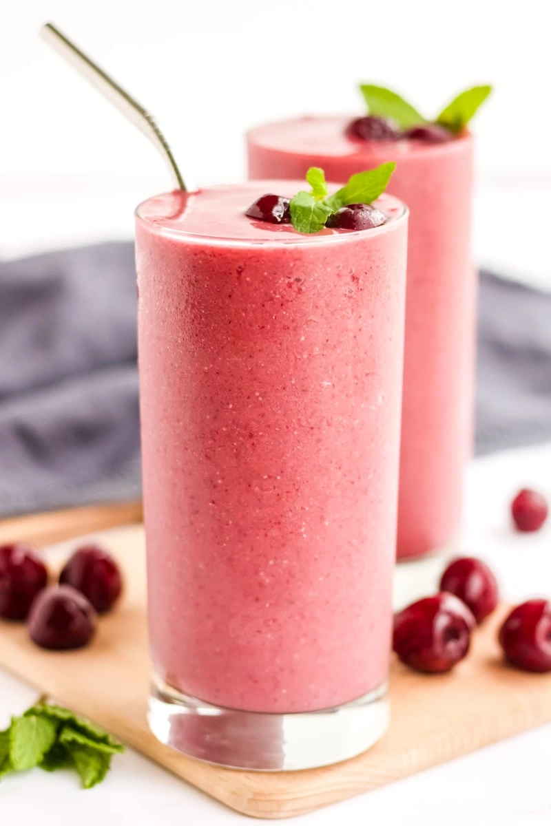 Easy cherry smoothie