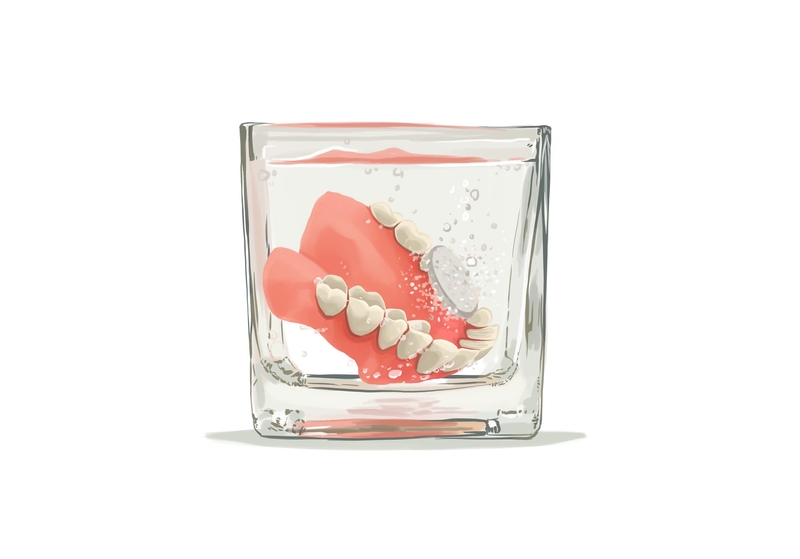 Soaking dentures in water increases their durability