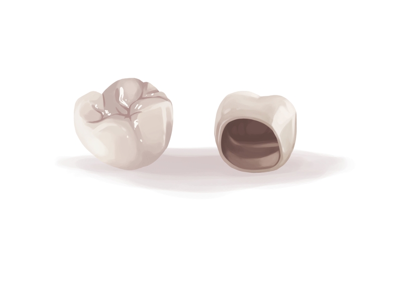 Zirconia dental crown