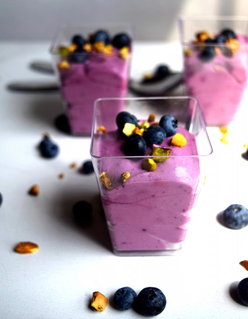 Blueberry mousse