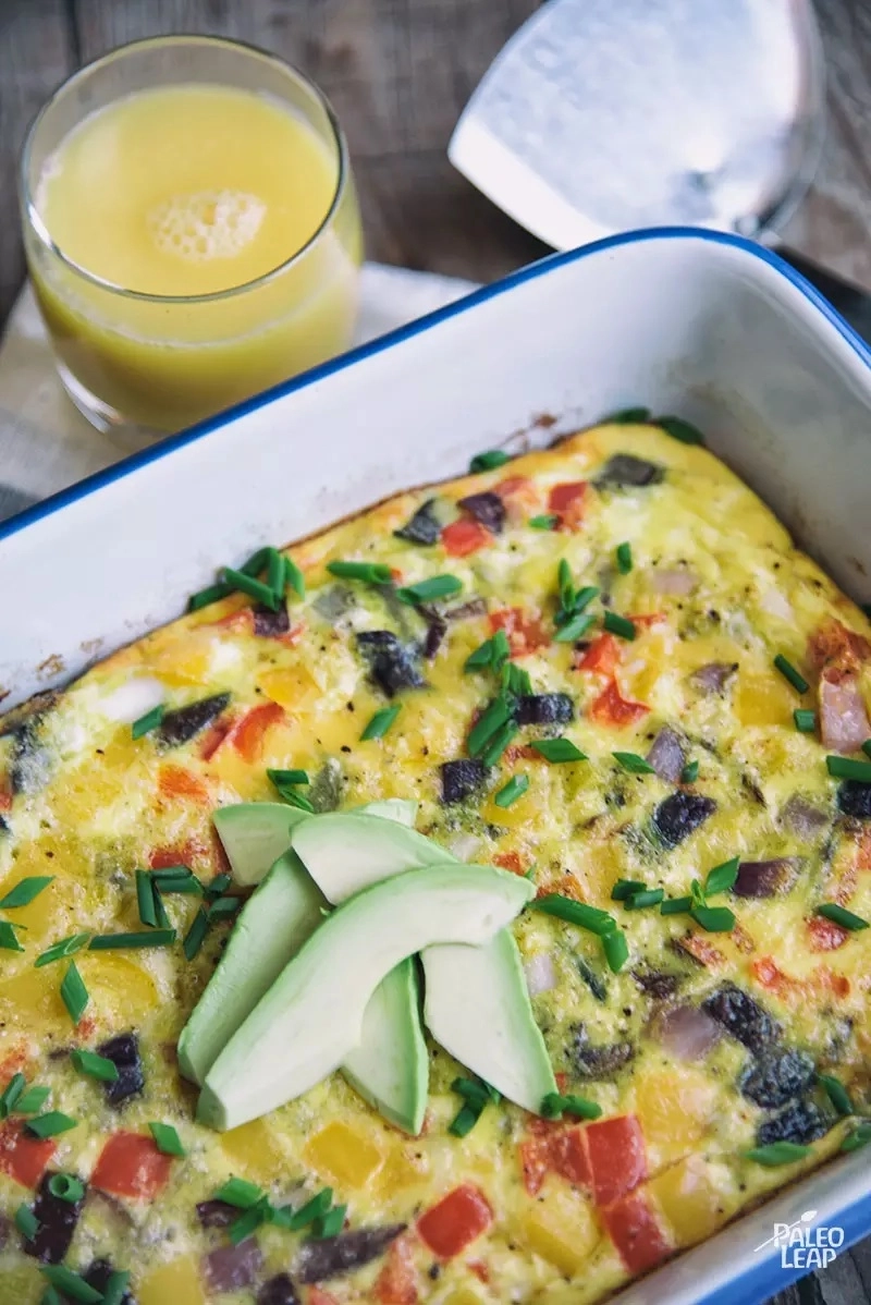 Oven baked Denver omelet