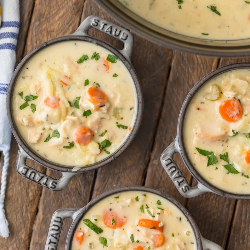 Creamy chicken soup